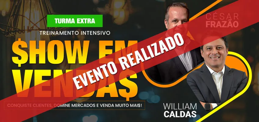 Turma Extra Show em Vendas 2023